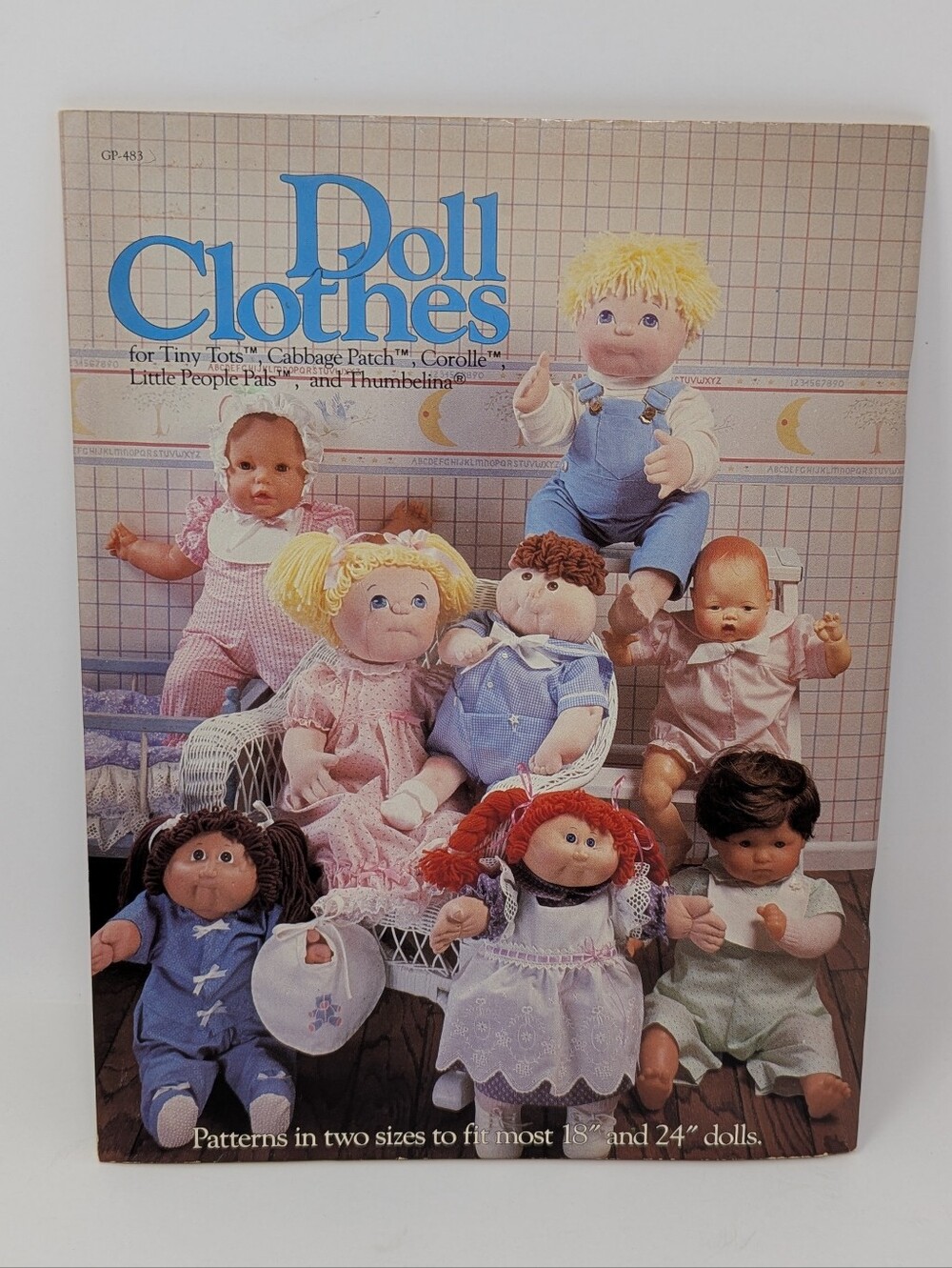 Cabbage Patch Doll Clothes Sewing Pattern Booklet